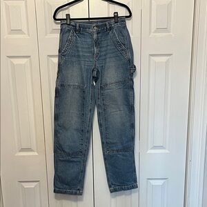 American Eagle Women's Straight Leg Carpenter Jeans Size 6L